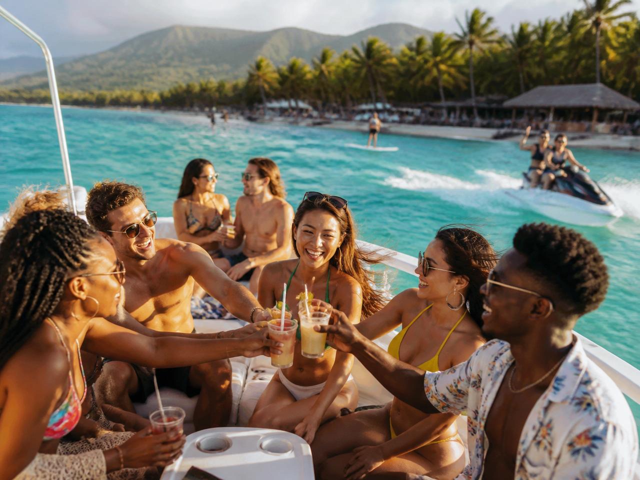 Young travelers building a location-independent income together